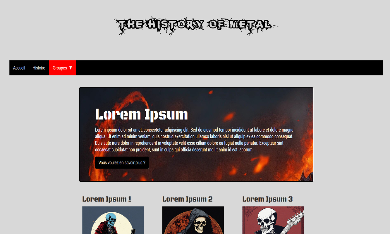 The history of Metal