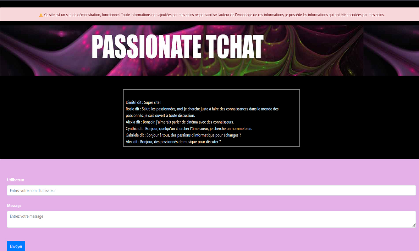 Passionate tchat
